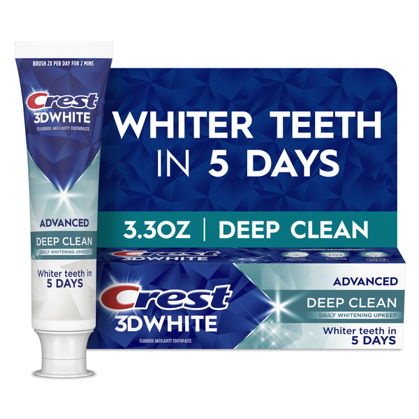 Crest 3DWhite Advanced Toothpaste, Deep Clean