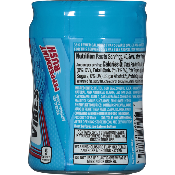 Trident Sugar Free Peppermint Rush Gum