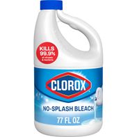 Clorox Splash-Less Bleach, Disinfecting, Kills 99....
️