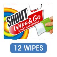 Shout Wipe & Go Instant Stain Remover Wipe️