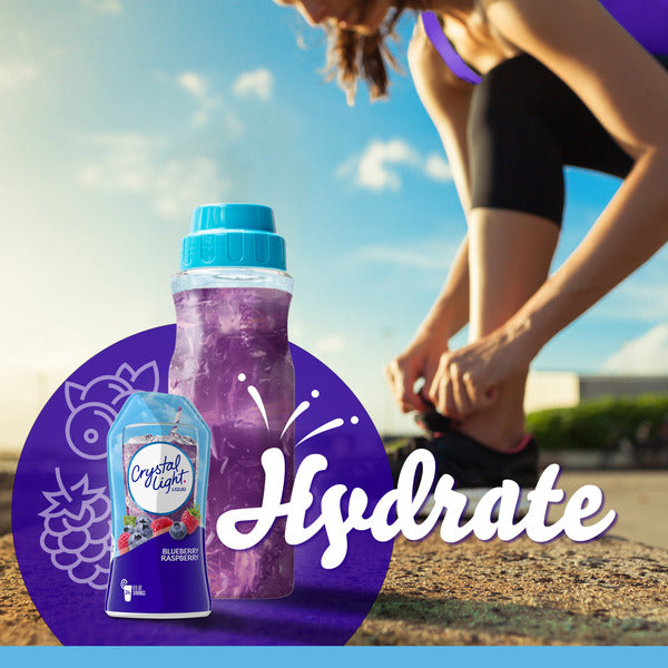 Crystal Light Blueberry Raspberry Naturally Flavored Drink Mix DestGlow