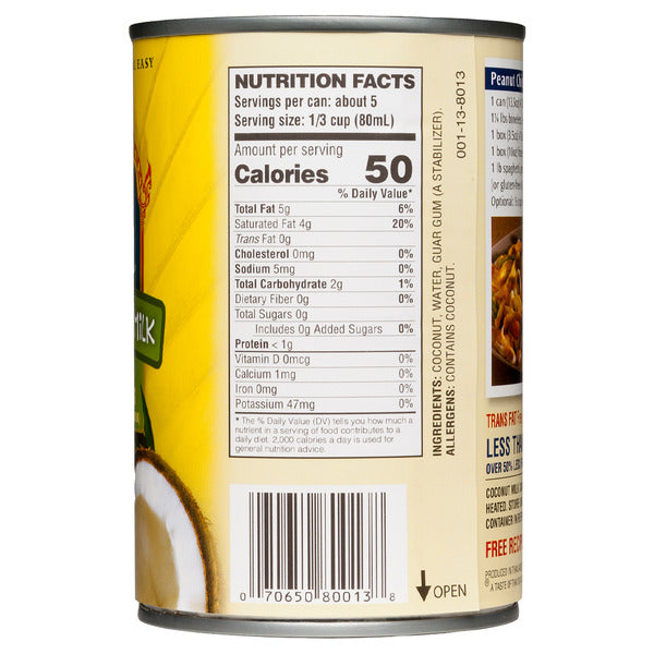 A Taste of Thai Lite Coconut Milk