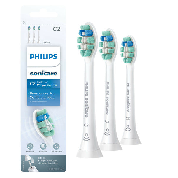 Philips Sonicare Soft C2 Optimal Plaque Control Replacement Brush Heads
