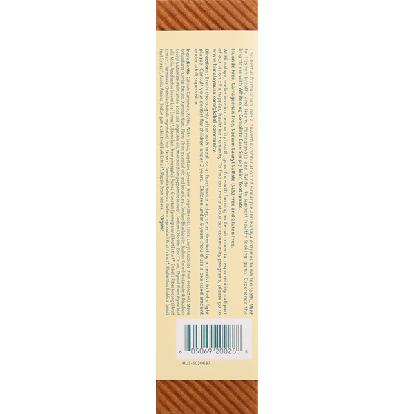 Himalaya Toothpaste, Simply Mint, Whitening