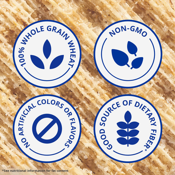TRISCUIT Thin Crisps Parmesan Garlic Whole Grain Wheat Crackers, Lunch Snacks 7 oz