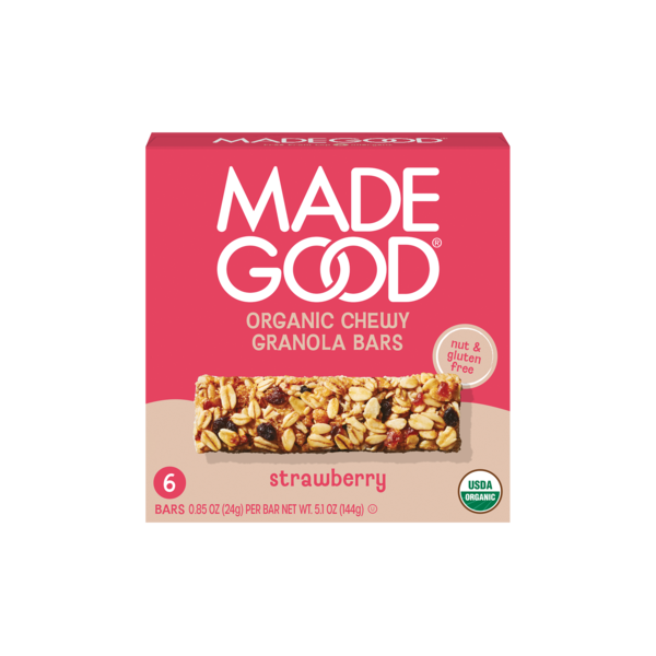 MadeGood Strawberry Granola Bars 6pk
