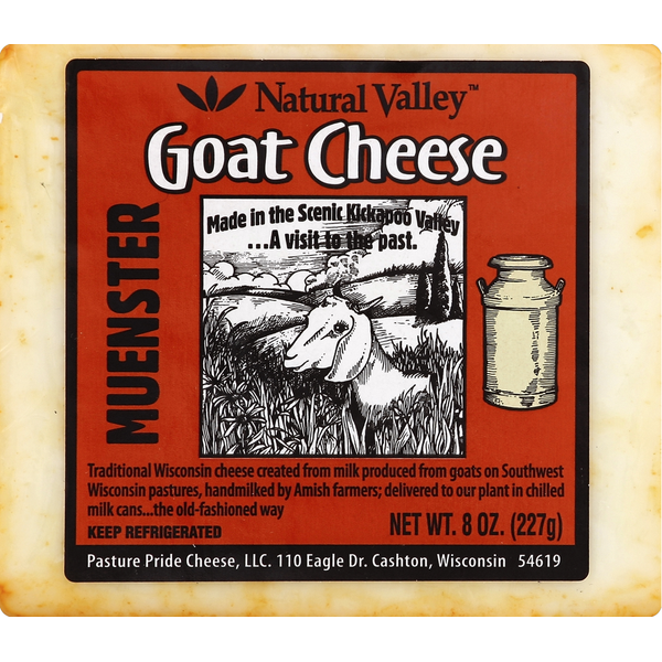 Nature Valley Cheese, Goat, Muenster
