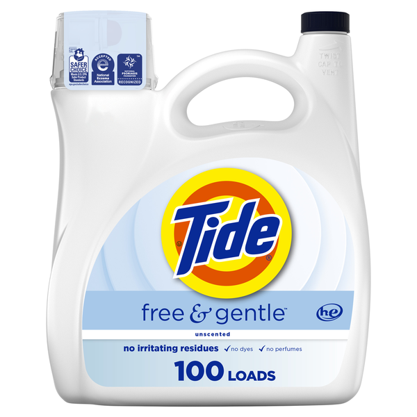 Tide Free & Gentle Liquid Laundry Detergent