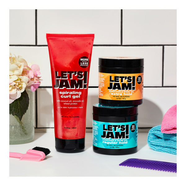Lets Jam Shining and Conditioning Hair Gel, Regular Hold, Shining & Cd Gel