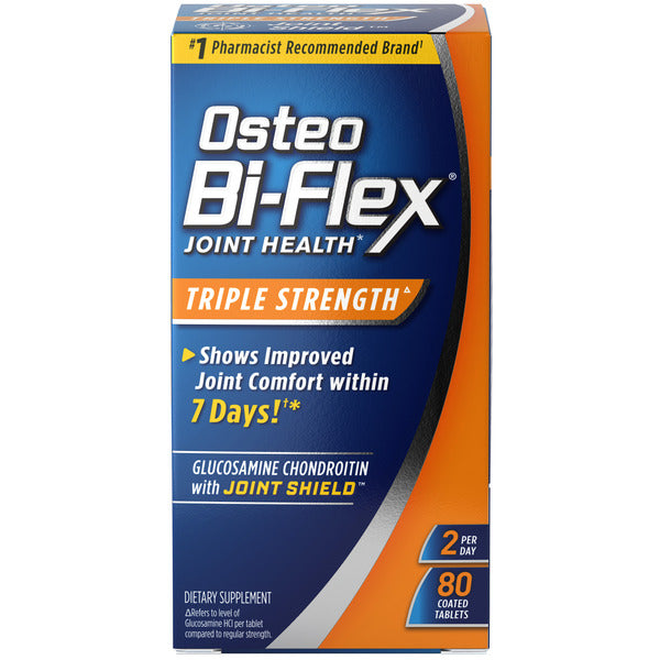 Osteo Bi-Flex Glucosamine & Chondroitin with Joint Shield, Triple Strength, Coated Tablets