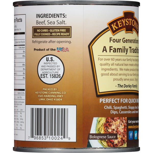 Keystone All Natural Ground Beef