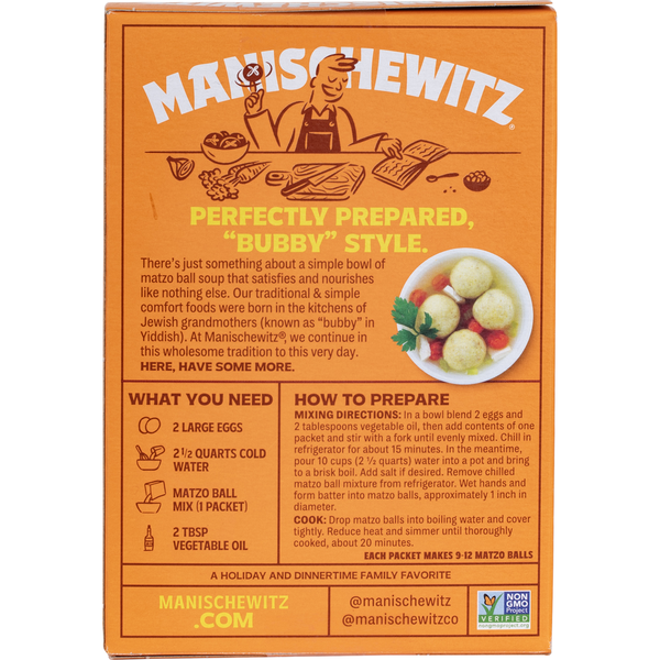 Manischewitz Matzo Ball Mix, Classic Style