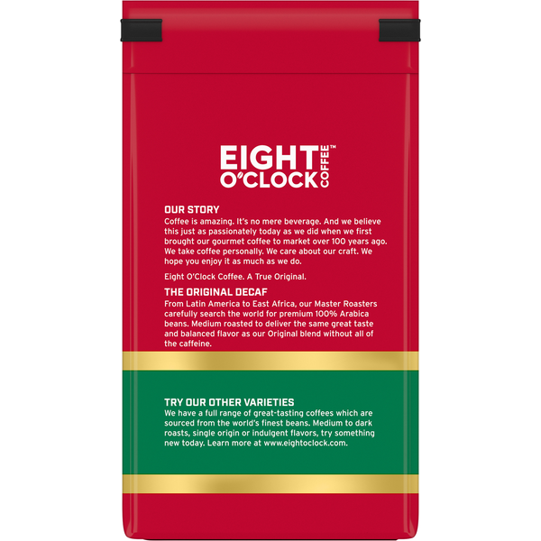 Eight O’Clock Decaf Ground Medium Roast The Original Coffee