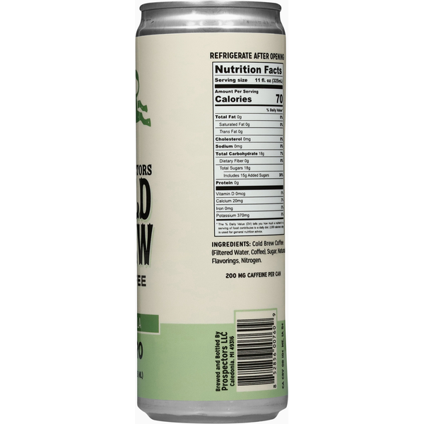 Prospectors Cold Brew Nitro Vanilla Coffee