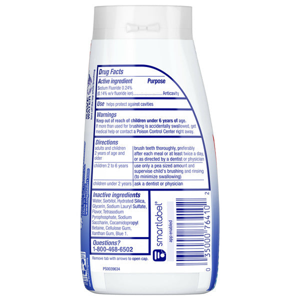 Colgate 2-in-1 Whitening Toothpaste Gel and Mouthwash, Mint
