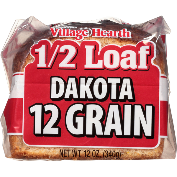 Village Hearth Bread, Half Loaf, Dakota 12 Grain