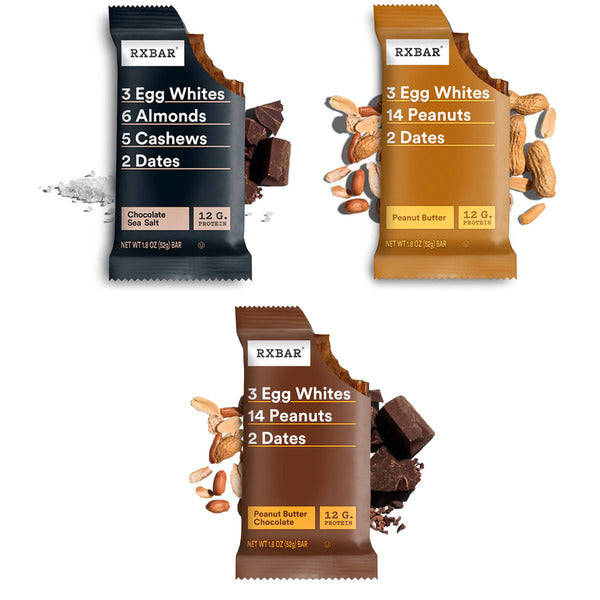 RXBAR Variety Pack Protein Bars, Protein Snack, 10 Count
