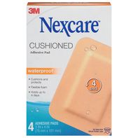 Nexcare Adhesive Pad, Cushioned, Waterproof️
