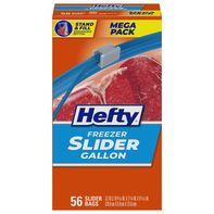 Hefty Freezer Slider Gallon Bags️