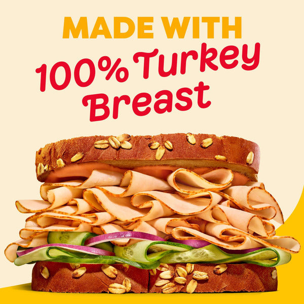 Oscar Mayer Deli Fresh Oven Roasted Turkey Breast Sliced Sandwich Lunch Meat Family Size DestGlow