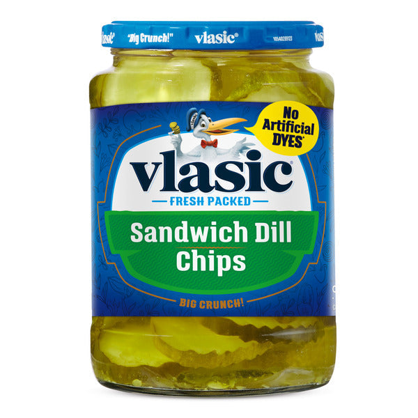Vlasic Sandwich Dill Pickle Chips, Keto Friendly