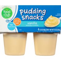 Food Club Pudding Snacks, Vanilla️