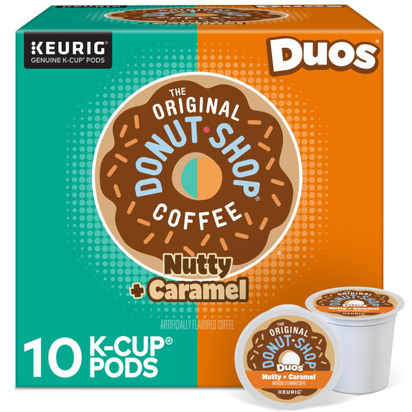The Original Donut Shop Duos Nutty + Caramel K-Cup Pods