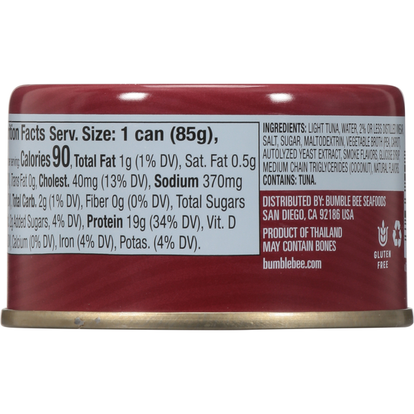 Bumble Bee Wild Caught Hickory Smoke Flavor Tuna