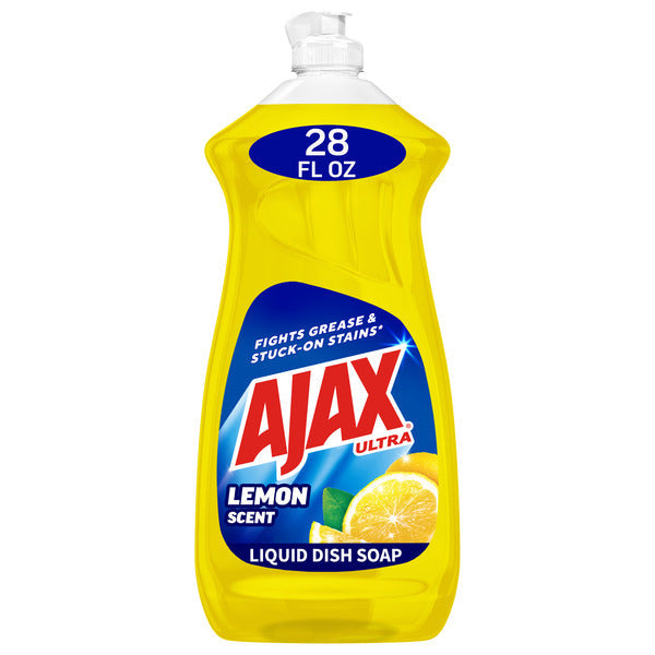 Ajax Super Degreaser Liquid Dish Soap, Lemon