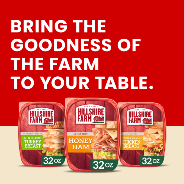 Hillshire Farm Ultra Thin Sliced Honey Ham Sandwich Meat, 32 oz