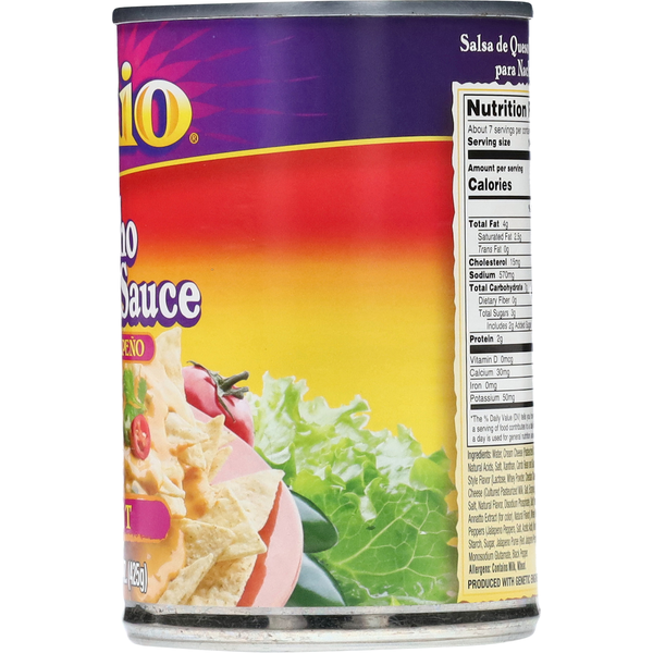 El Rio Hot Nacho Cheese Sauce with Jalapeno