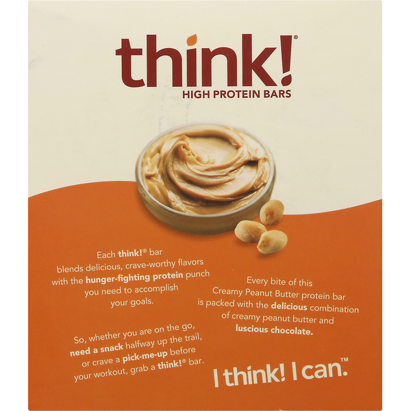 think! Creamy Peanut Butter Protein Bar