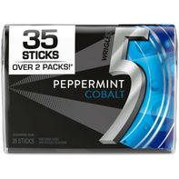 5 Gum Peppermint Cobalt Sugar Free Chewing Gum Pac...
️