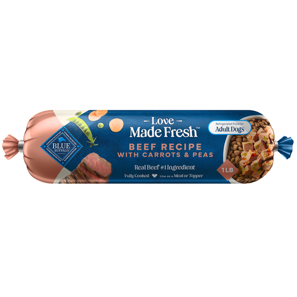 Blue Buffalo Love Made Fresh Dog Food, Refrigerated, Beef Recipe