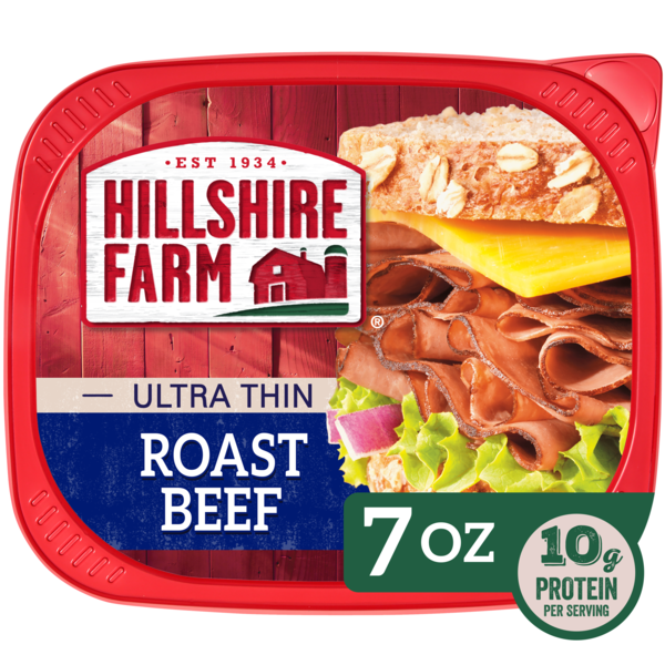 Hillshire Farm Ultra Thin Sliced Roast Beef Sandwich Meat, 7 oz