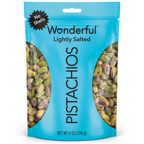 Wonderful No Shells Lightly Salted Pistachios