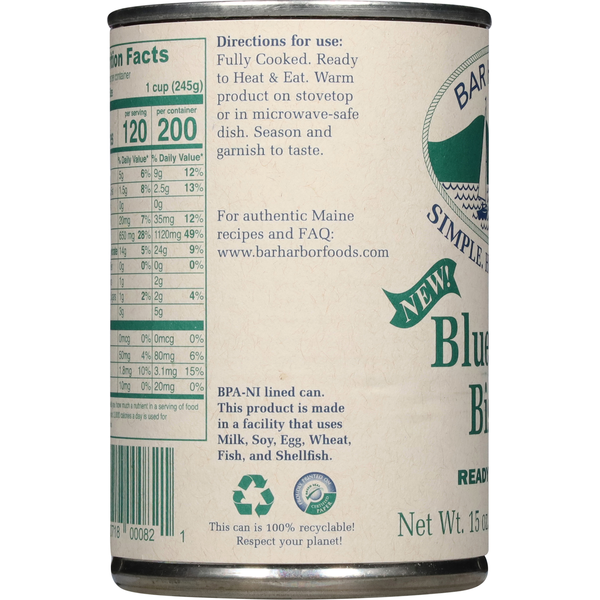 Bar Harbor Blue Crab Bisque