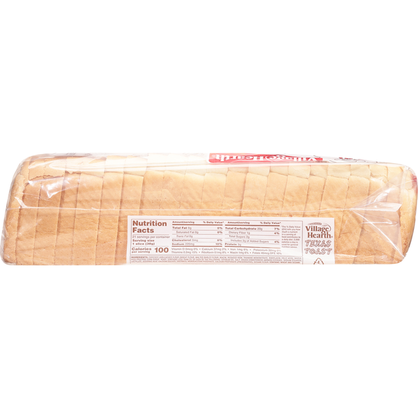 Village Hearth Sandwich Bread, Enriched, White
