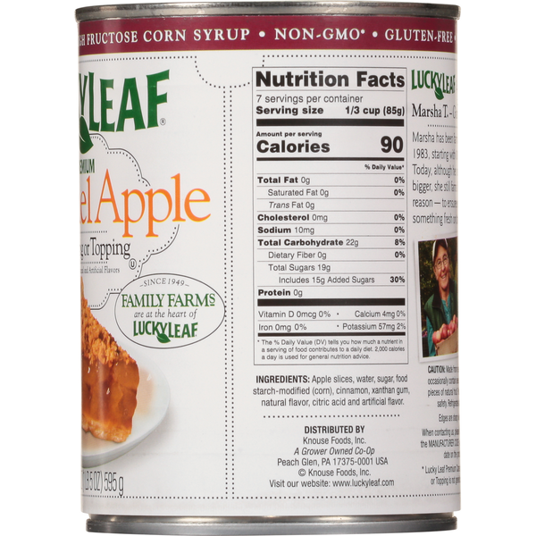 Lucky Leaf Caramel Apple Fruit Filling