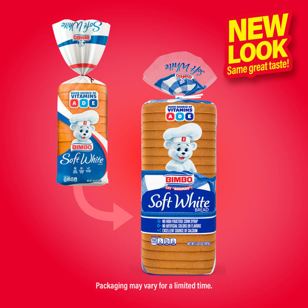 Bimbo Soft, White, Bread, White Bread, 20 oz