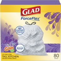 Glad ForceFlex Tall Kitchen Trash Bags, 13 Gallon,...
️ DestGlow