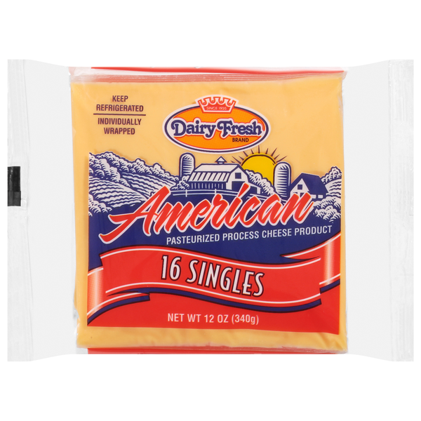Dairy Fresh Cheese, American, Singles