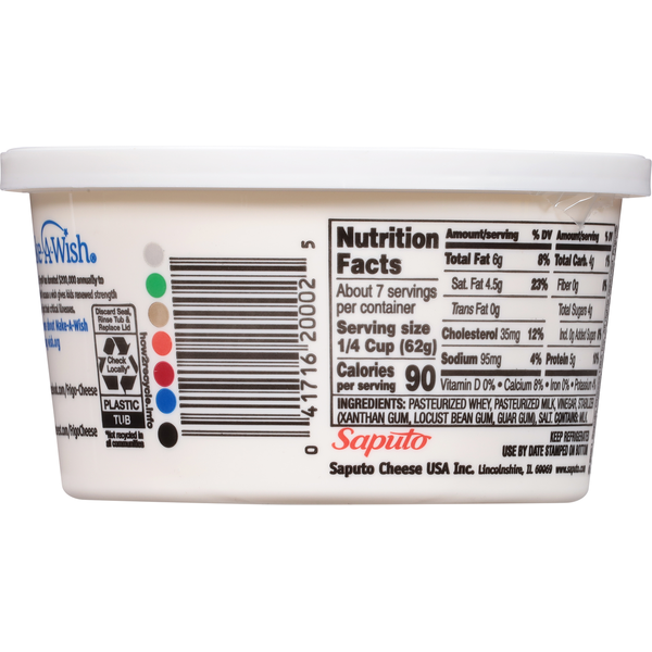 Frigo Ricotta Cheese, Whole Milk