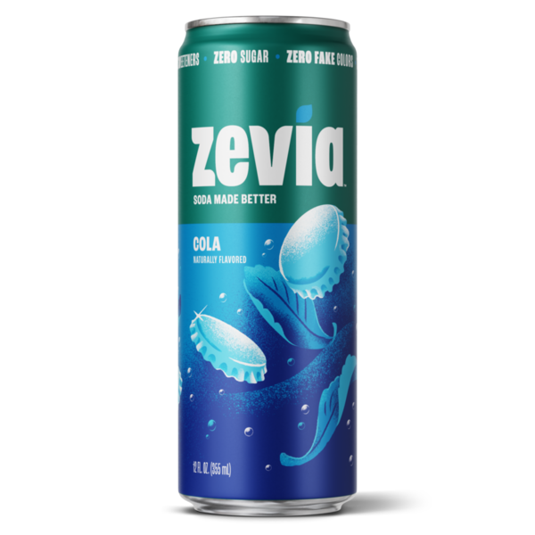 Zevia Soda, Zero Sugar, Cola