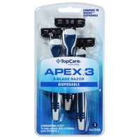 TopCare Razors, 3-Blade, Disposable, Apex 3️