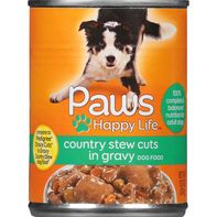 Paws Happy Life Dog Food, Country Stew Cuts in Gra...
️ DestGlow