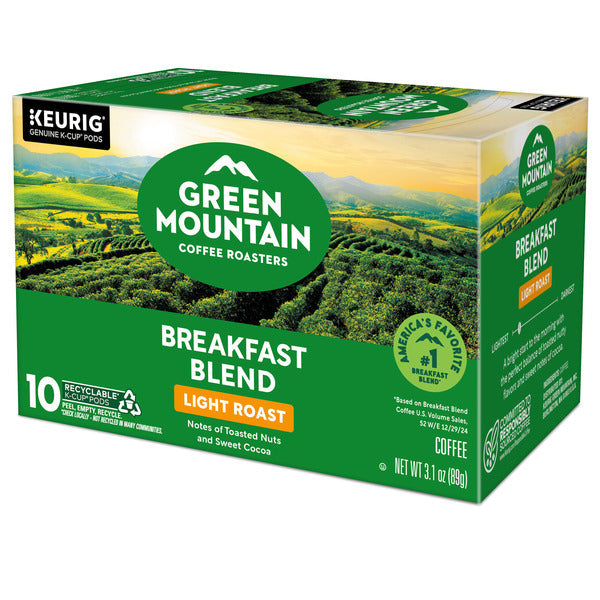 Green Mountain Coffee Roasters Breakfast Blend K-Cup Pods