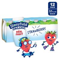 Stonyfield Organic Lowfat Yogurt Strawberry Smooth...
️