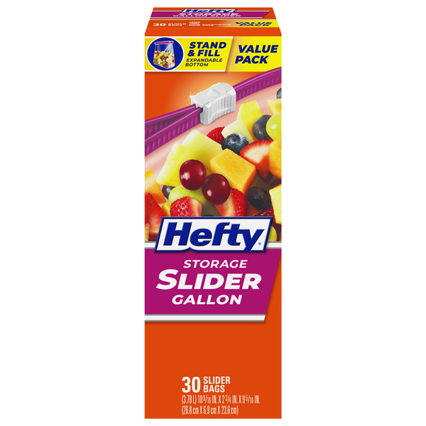 Hefty Storage Slider Bags