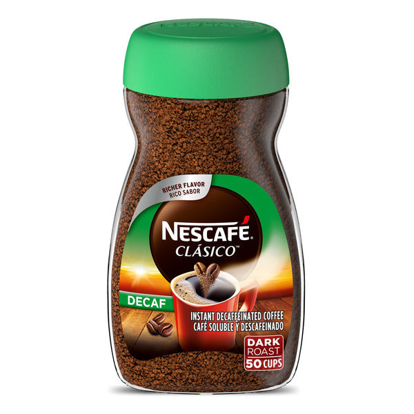 NESCAFE Clásico Decaf CLÁSICO Dark Roast Instant Coffee